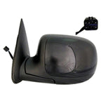 Replacement Ready to Paint Driver Side Power Door Mirror w/Heated Glass
