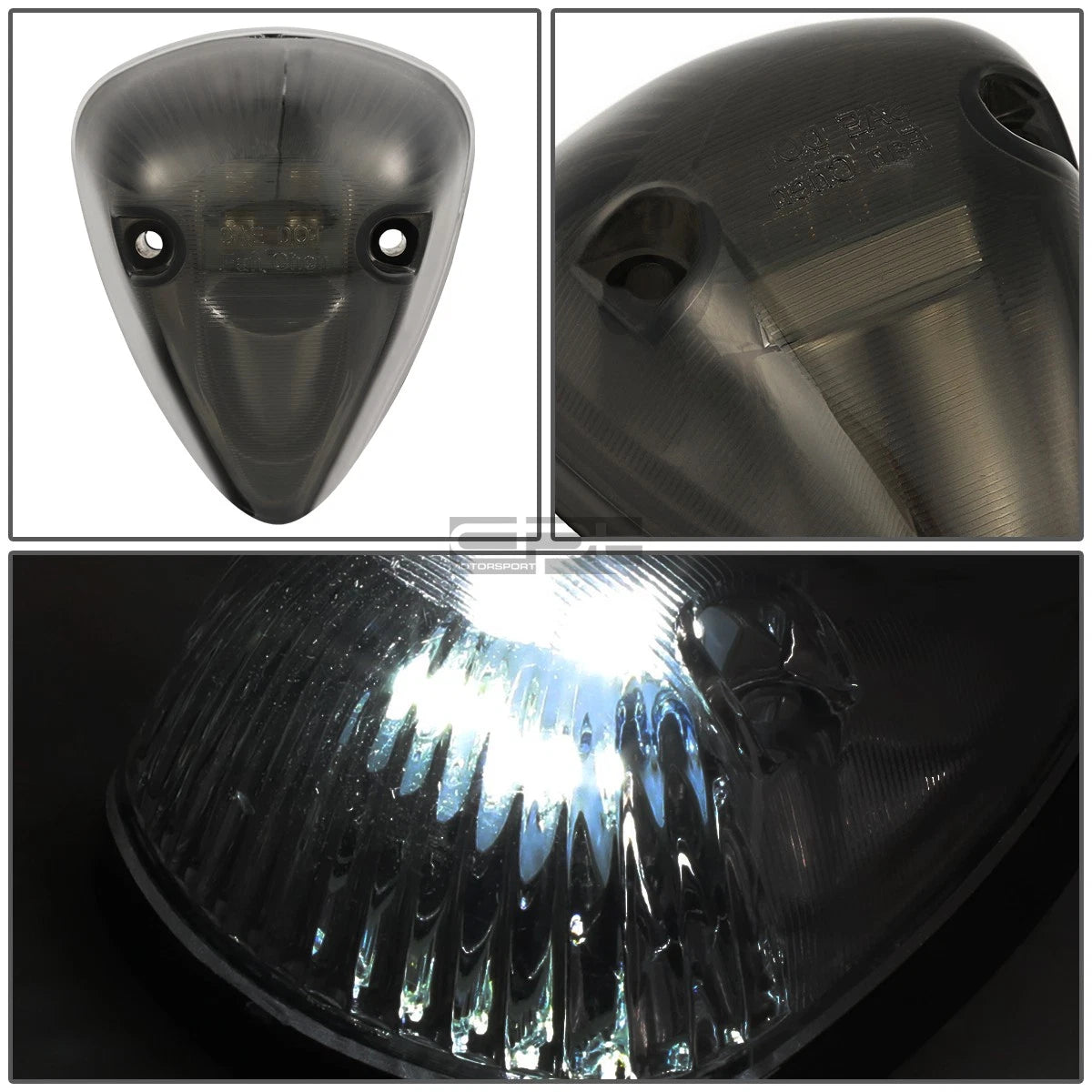 5Pcs Smoked Housing White LED Cab Roof Running Light for Dodge Ram (1994–1998)