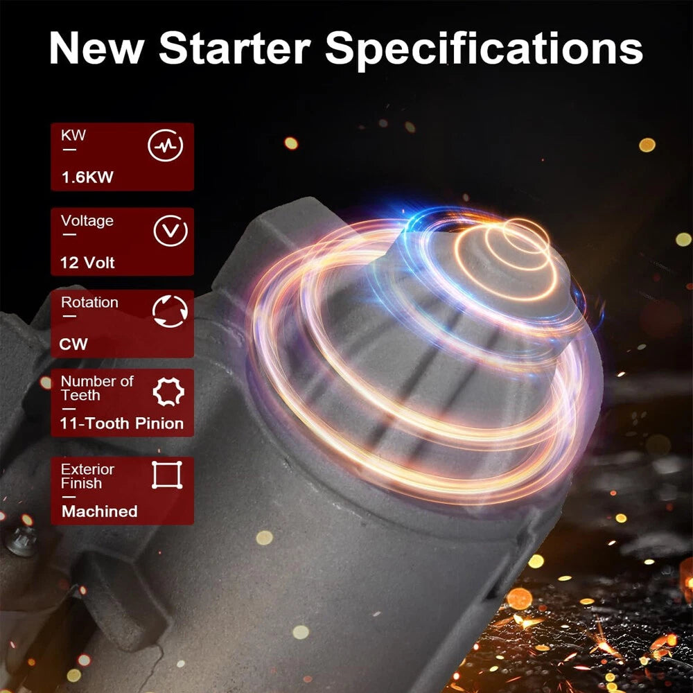 Starter for Chevrolet Impala, Caprice, Pontiac Firebird 5.7L (1995–1997) 6470