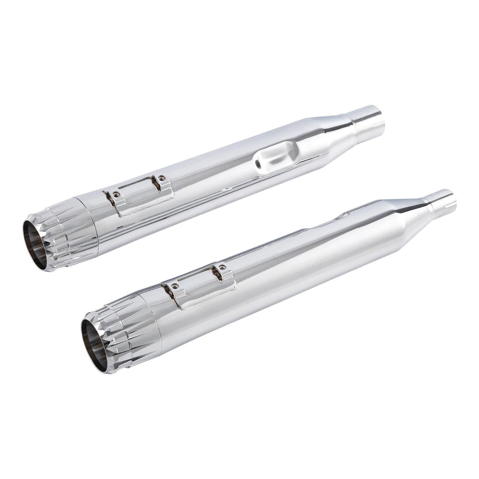 4" Slip-On Straight Mufflers Exhaust Pipe for Harley Electra Glide (2017–2025)