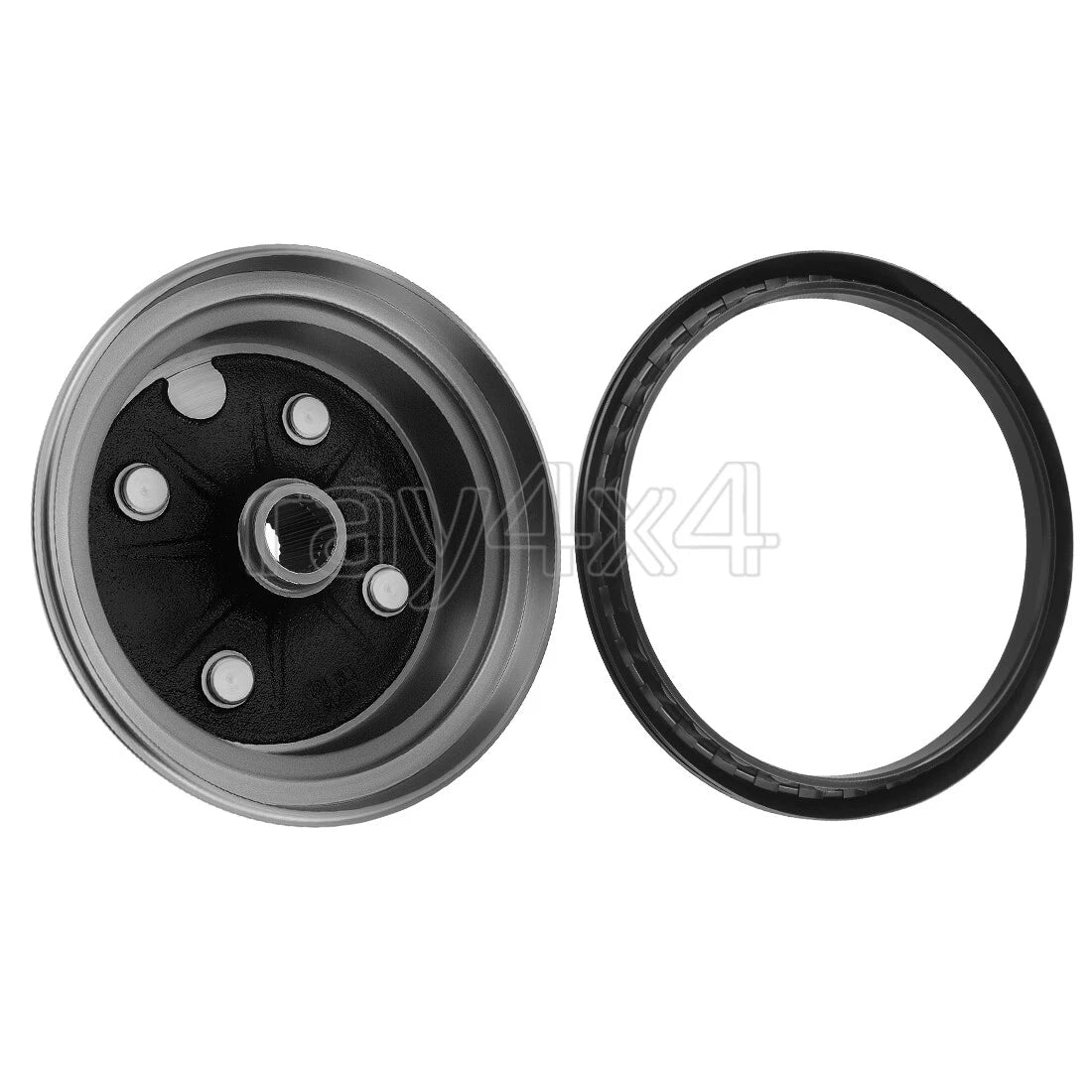 Brake Drum & Dust Seal for Yamaha YFB250 YFB250FW (1991–1998)