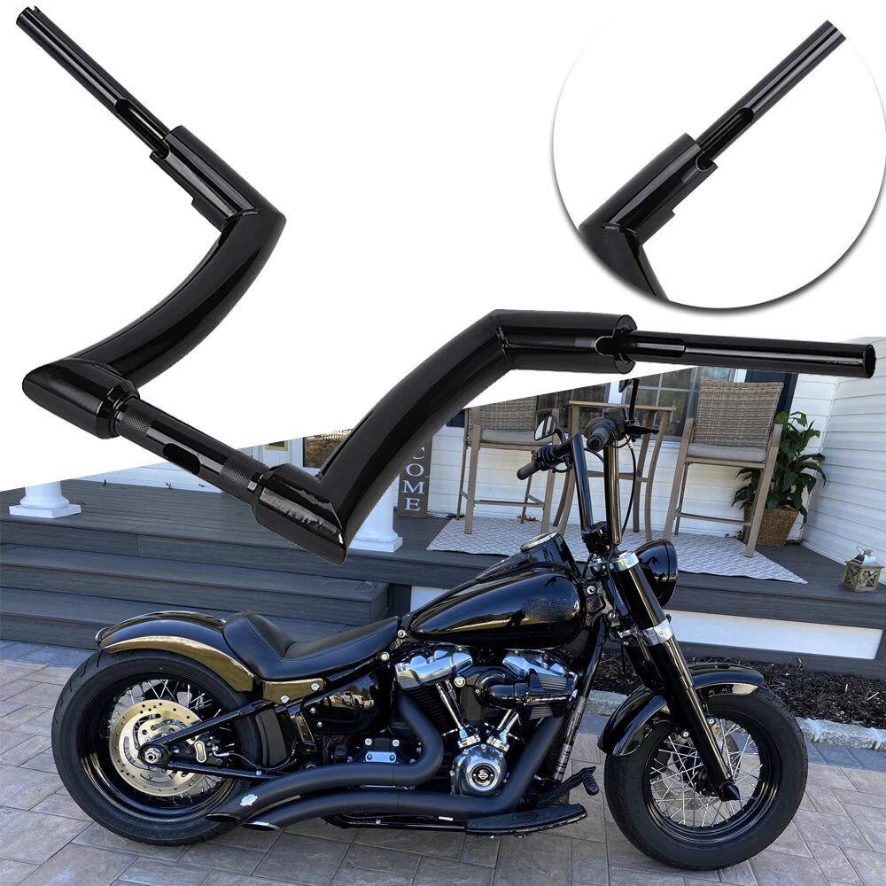 12" Ape Hangers Handlebar for Harley Touring Fatboy Dyna Softail