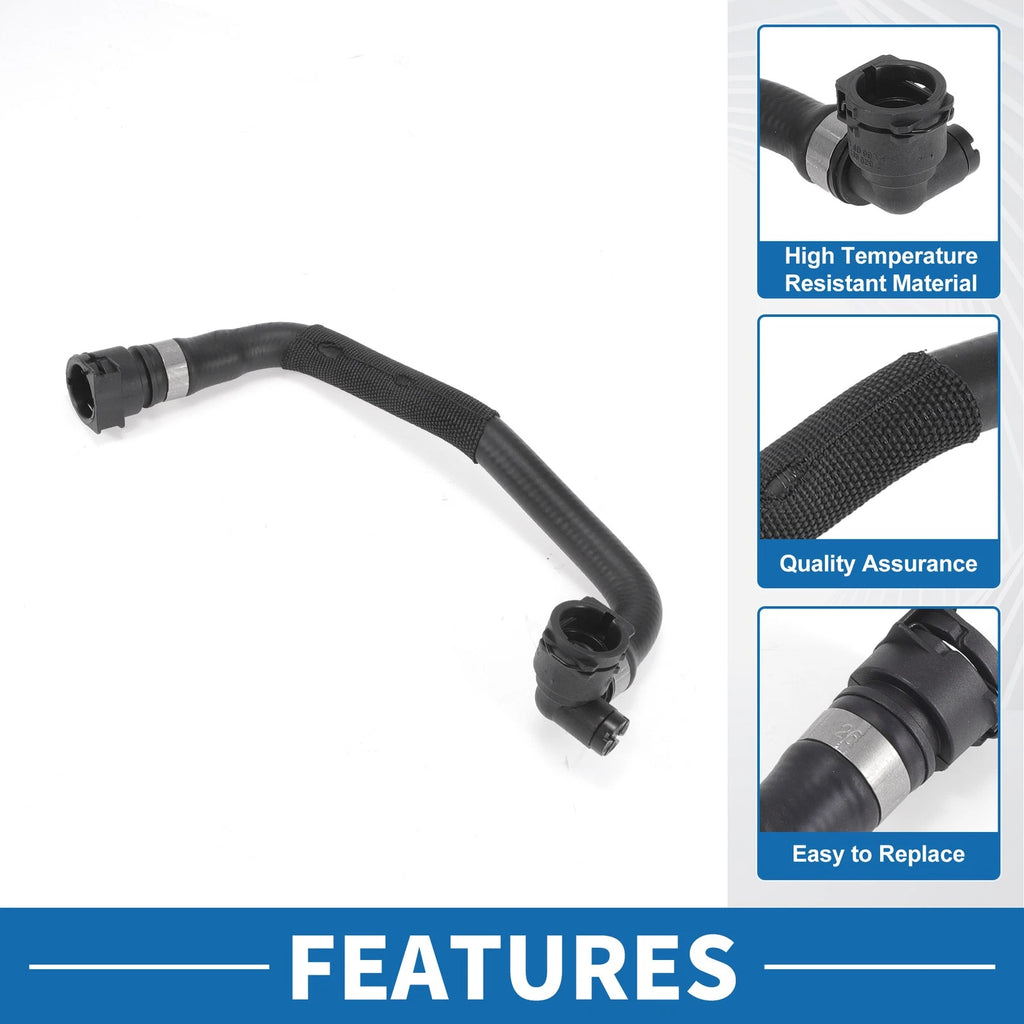 Engine Radiator Hose No. 17127600554 for BMW 228i (2014–2016) Rubber Black
