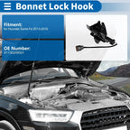 Hood Latch Assembly for Hyundai Santa Fe (2013-2019) 1 x Quality Replacement