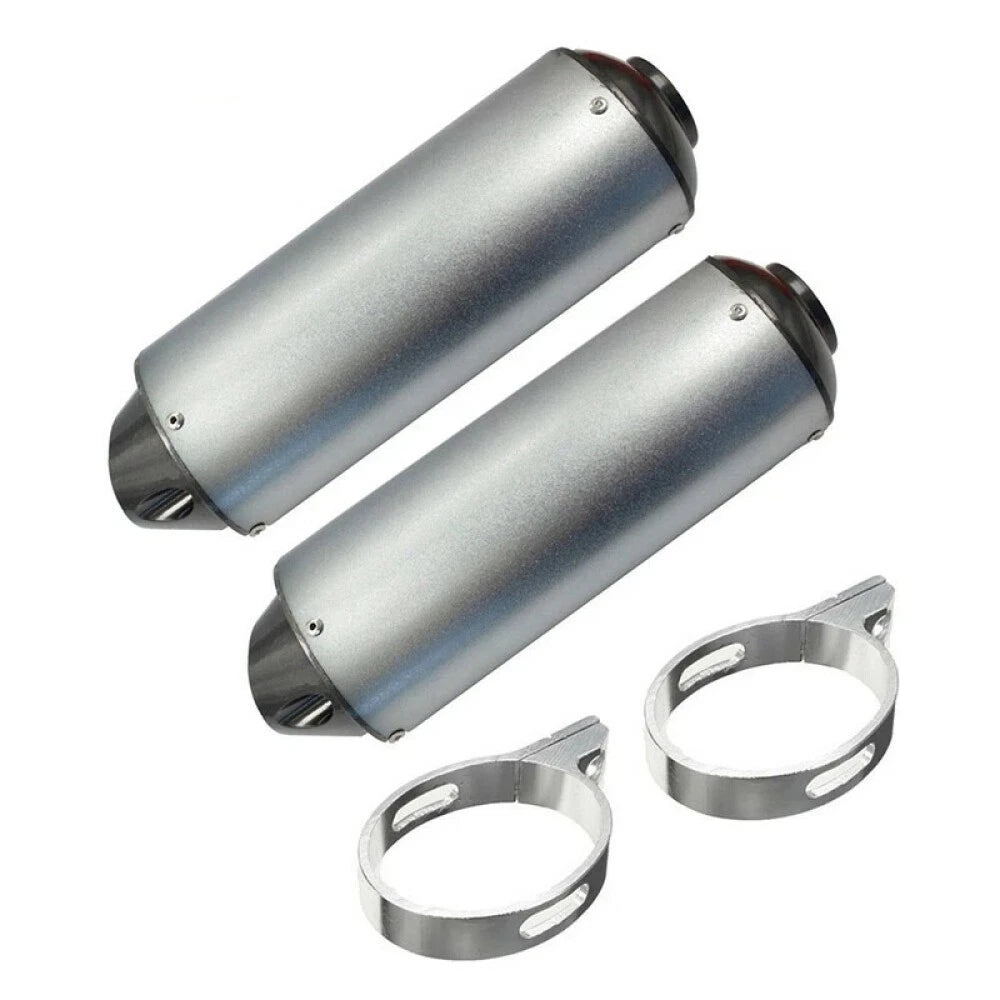 2X 28mm Aluminum Exhaust Muffler for CRF50 (2004–2023)