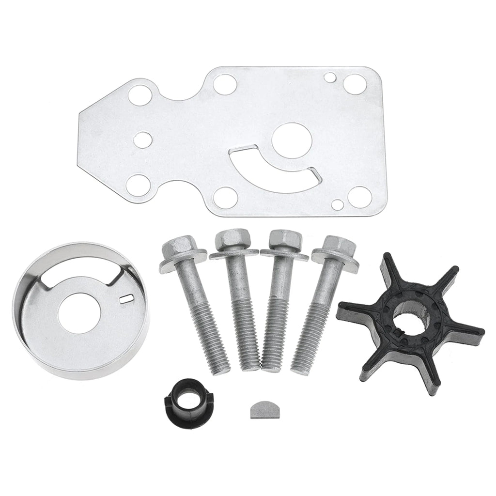 Water Pump Impeller Repair Kit for Yamaha F9.9 F15 T9.9 (1999–2023) 63V-W0078-01-00