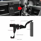 Carbon Fiber GPS Mount Holder for Audi Q5 (2012–2018)