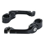32mm Matte Adjustable Highway Long Angled Foot Pegs for Harley Touring (2009-2023)
