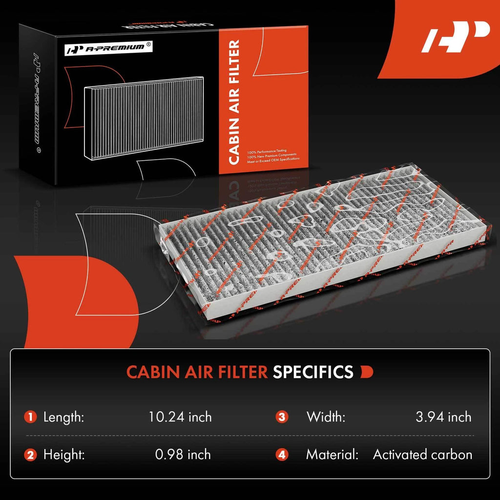 Activated Carbon Cabin Air Filter for Nissan Equator Frontier (2009-2019)