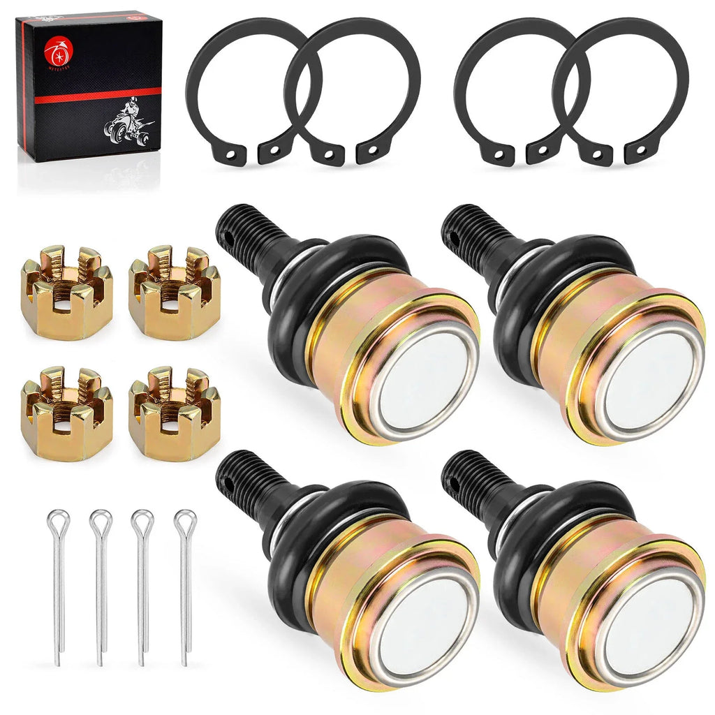 4 x Front Upper & Lower Ball Joints for Yamaha ATV