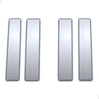 4Pc Chrome Pillar Post Covers Replacement for 2007-2013 Chevy GMC Regular Cab