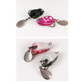 Set of 5 Soft Frog Casting Lures with Double Hooks for Bass Angling