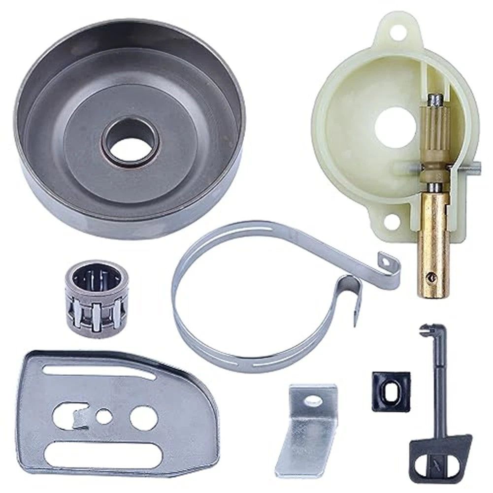 Complete Set of Clutch Drum Oil Pump Parts for Chainsaw Model 142