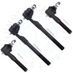 Set of 4 Tie Rod End Linkage Kits for Dodge Ram 1500 (2000–2001)