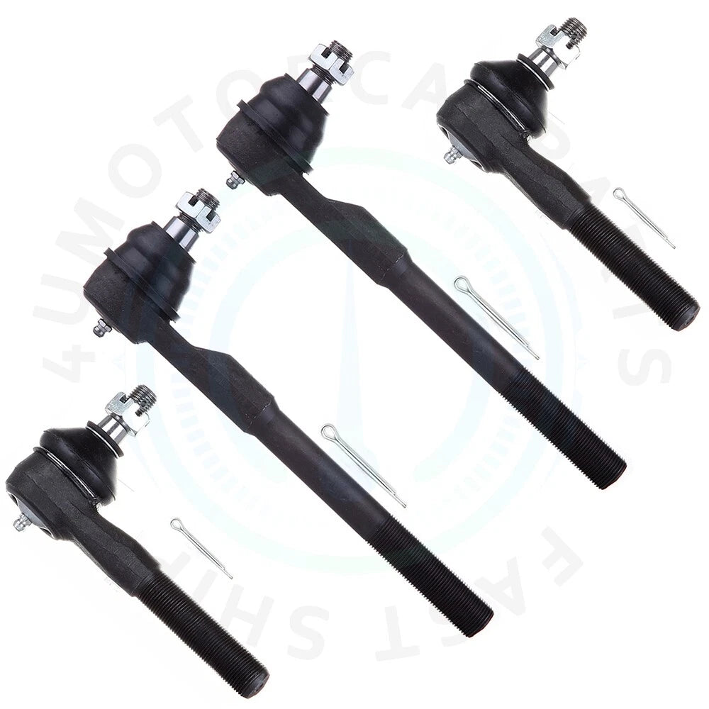 Set of 4 Tie Rod End Linkage Kits for Dodge Ram 1500 (2000–2001)