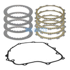 Clutch Friction Steel Plates Gasket for Kawasaki ER250 Z250 ABS/ER300 Z300 (2015–2017)