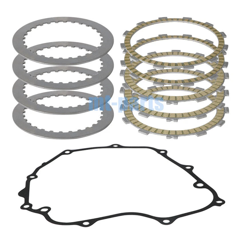Clutch Friction Steel Plates Gasket for Kawasaki ER250 Z250 ABS/ER300 Z300 (2015–2017)