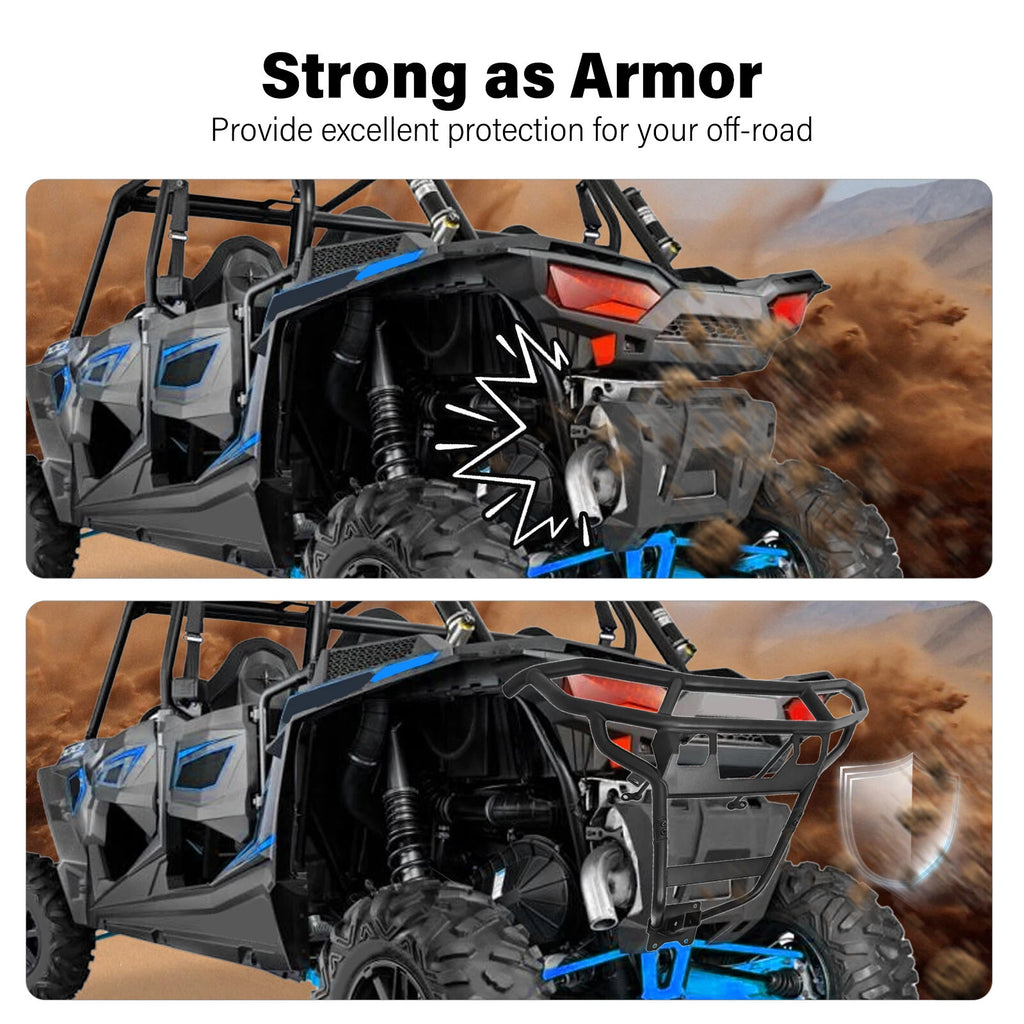 Heavy Duty Rear Bumper for Polaris RZR XP 1000 EPS (2014–2023)