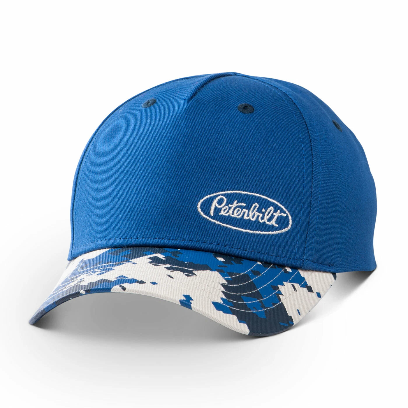 Peterbilt Motors Cap - Blue Digi Camo Bill Hat (Fits )