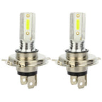 2x H4 9003 HB2 LED Headlight Bulbs for High Beam (35W 4000LM 6000K)