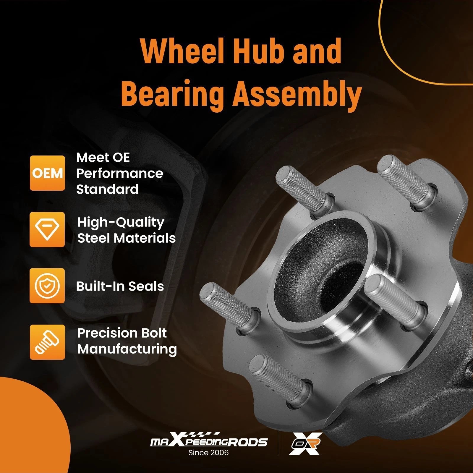 5-Bolt Wheel Hub Assembly for QX60 JX35 (2013-2019)