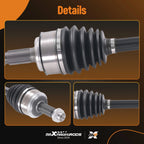 Set of 2 CV Axle Shaft Assembly for Honda Odyssey (2005–2006)