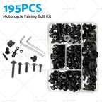 195PCS Fairing Bolt Body Screw for Kawasaki Ducati Honda (Motorcycle)