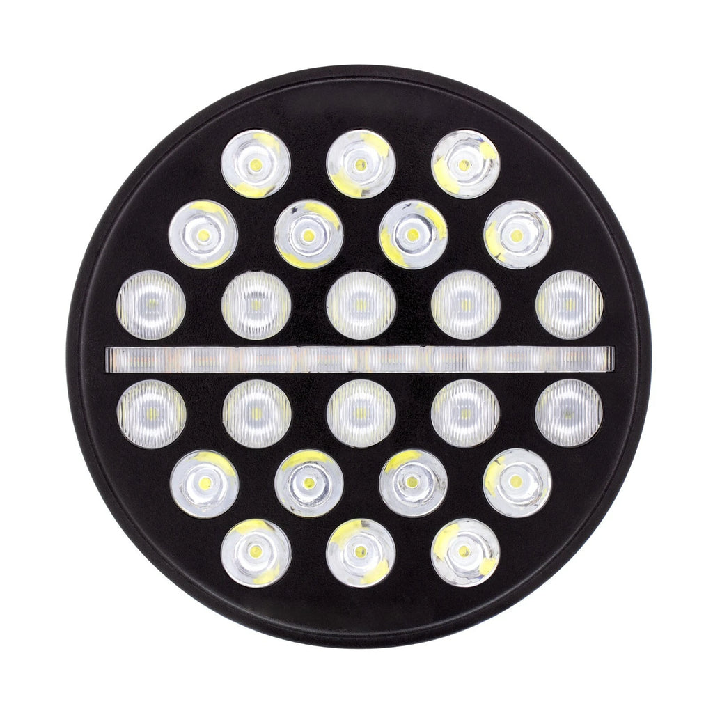LED Headlight Assembly Pair with Sequential Turn Signal for Jeep Wrangler JK (2011–2018)