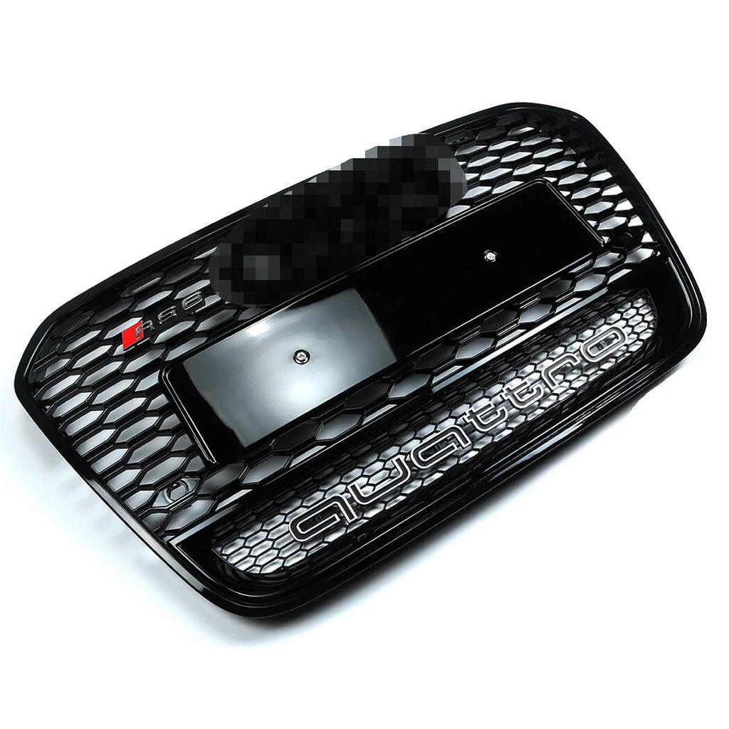 RS6 Style Front Mesh Honeycomb Grille for Audi A6/S6 C7 (2012–2015)