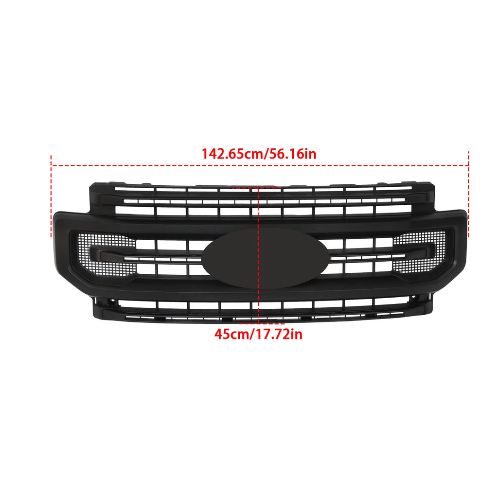 Matte Black Platinum Grille for Ford F250 F350 (2020–2022)