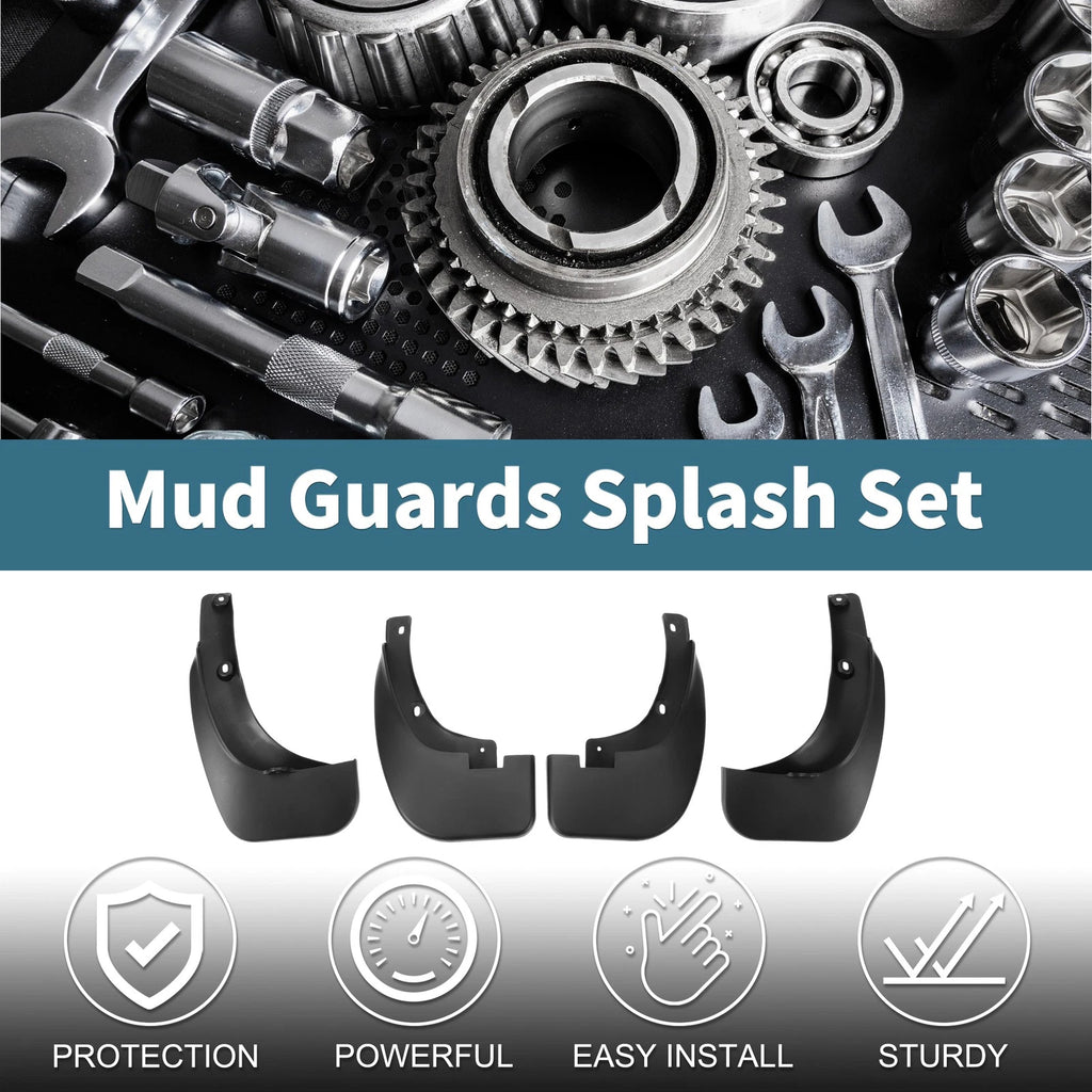 Set of 4 Mud Flaps Splash Guards for Toyota Innova (2007–2010)