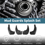 Set of 4 Mud Flaps Splash Guards for Toyota Innova (2007–2010)