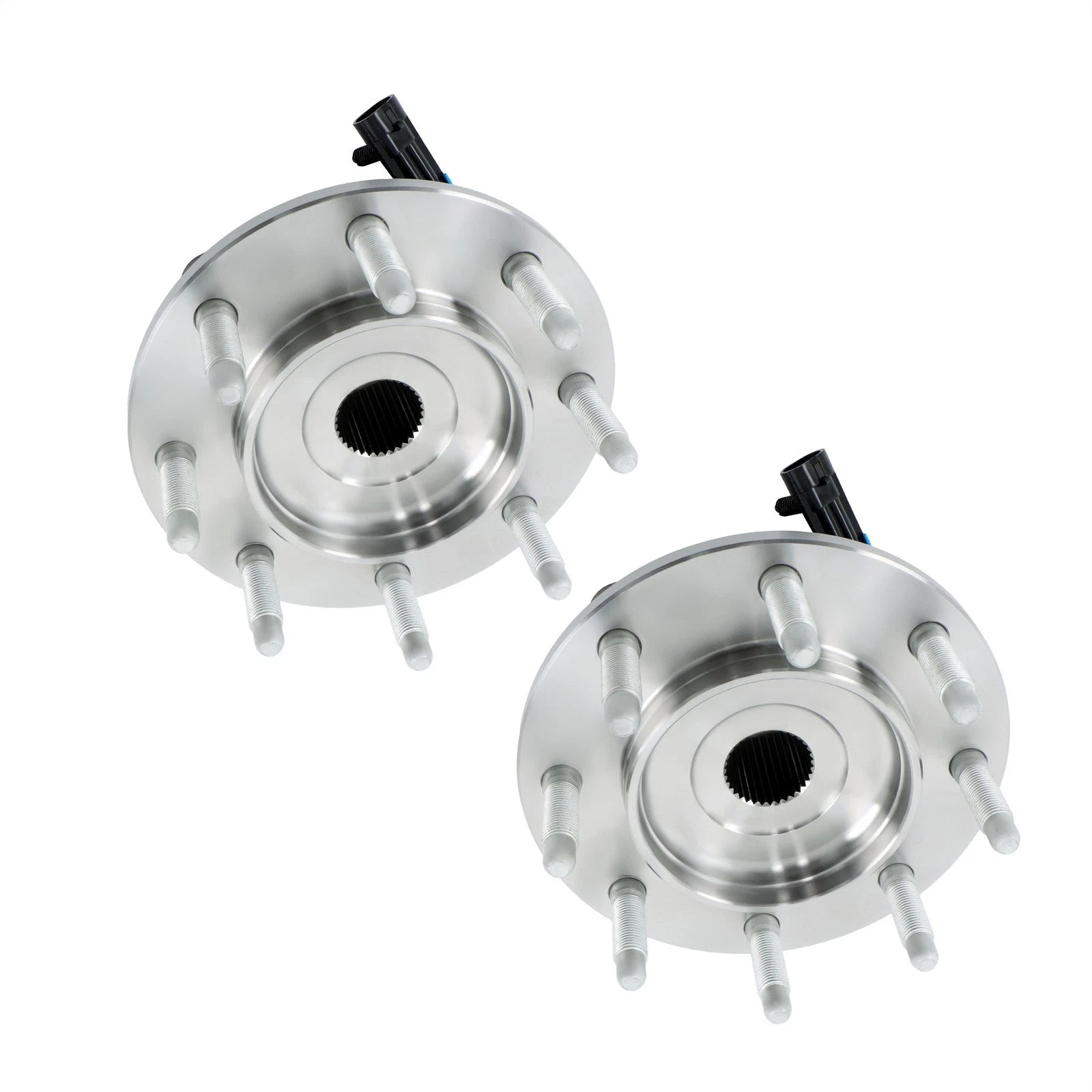Pair Front Wheel Bearing Hubs for GMC Sierra 3500 Classic (2007) 4WD