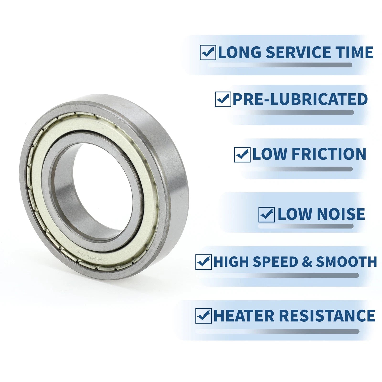 6209ZZ Deep Groove Ball Bearing for Scooter Skateboard Wheel (1 Pc)