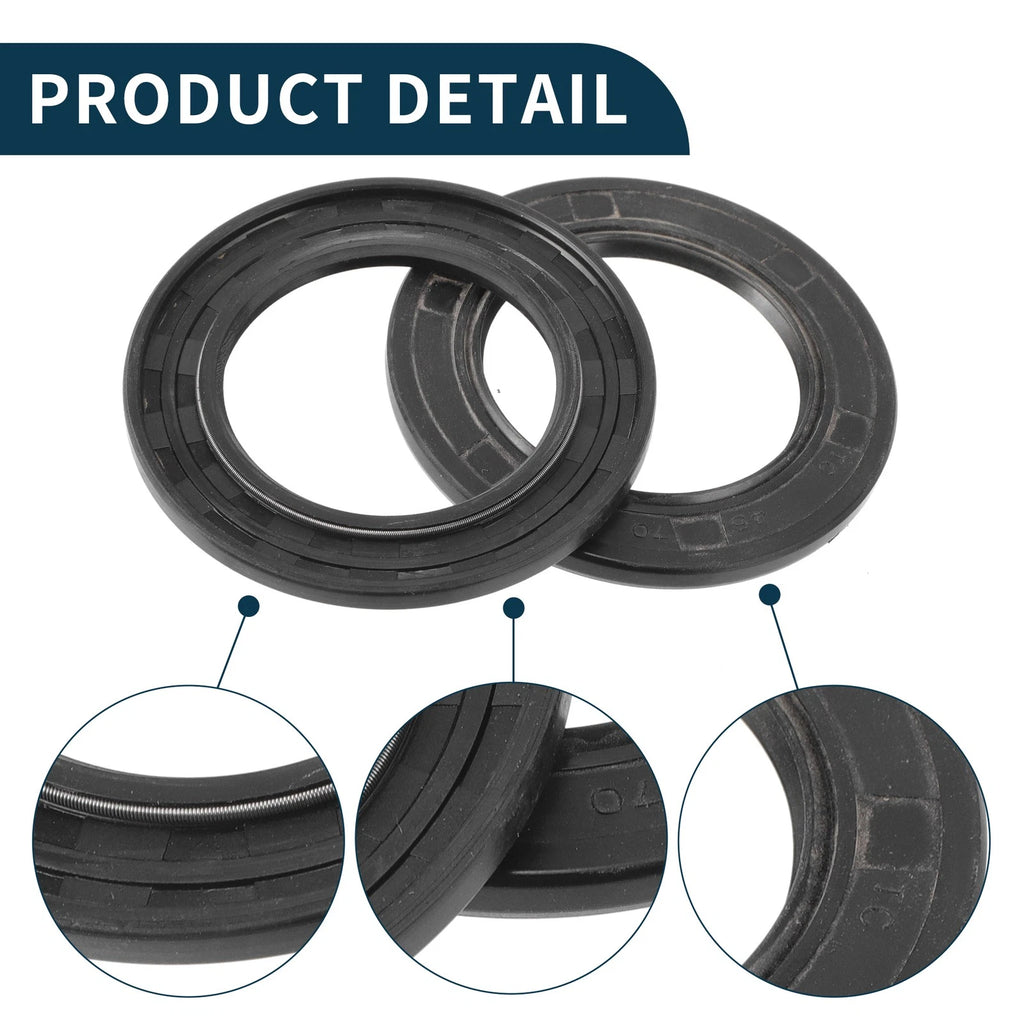 Set of 5 Oil Seal Rotary Shaft Seal NBR Rubber 45x70x5mm