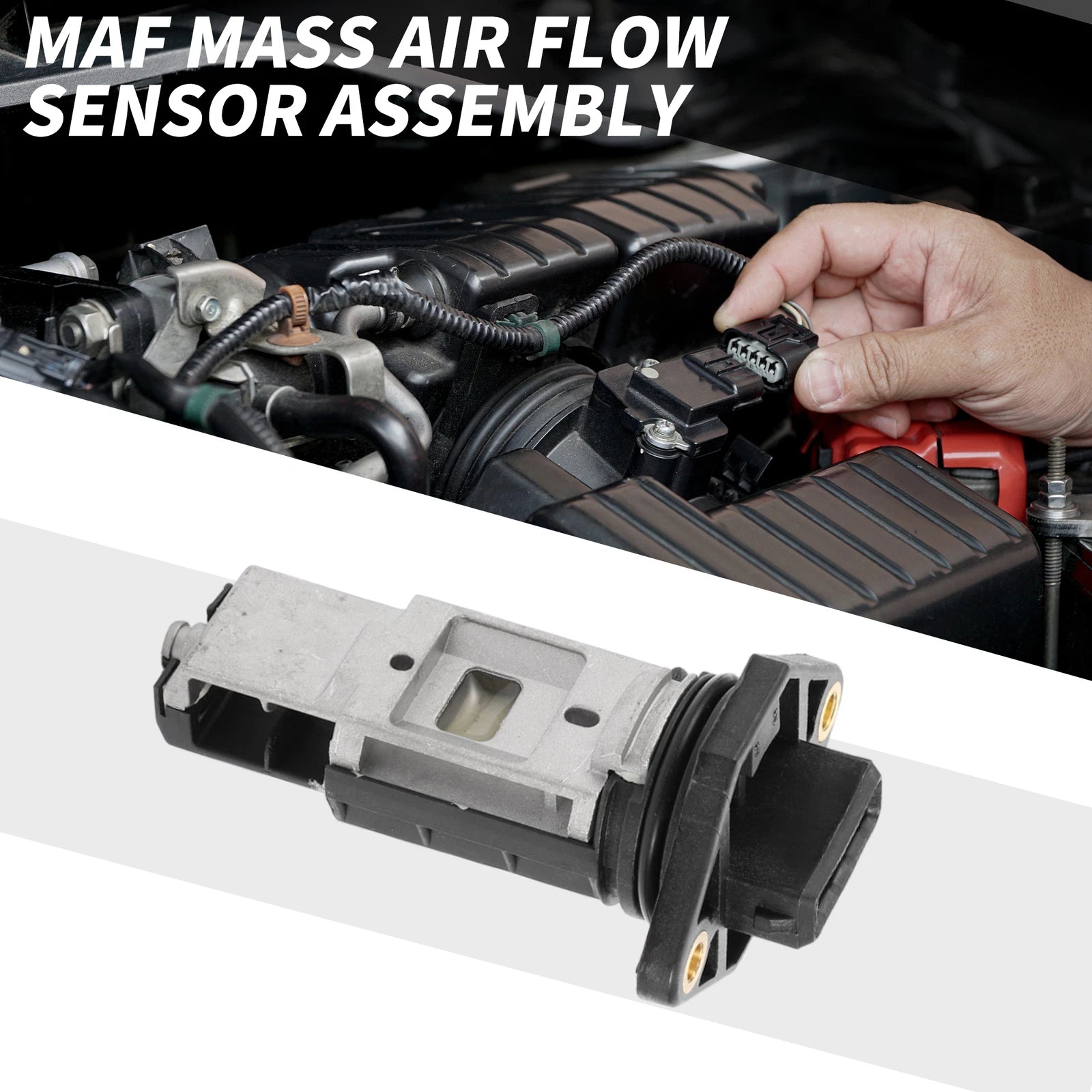 MAF Mass Air Flow Sensor for Volkswagen EuroVan V6 2.8L (1997–2000) 021906462A