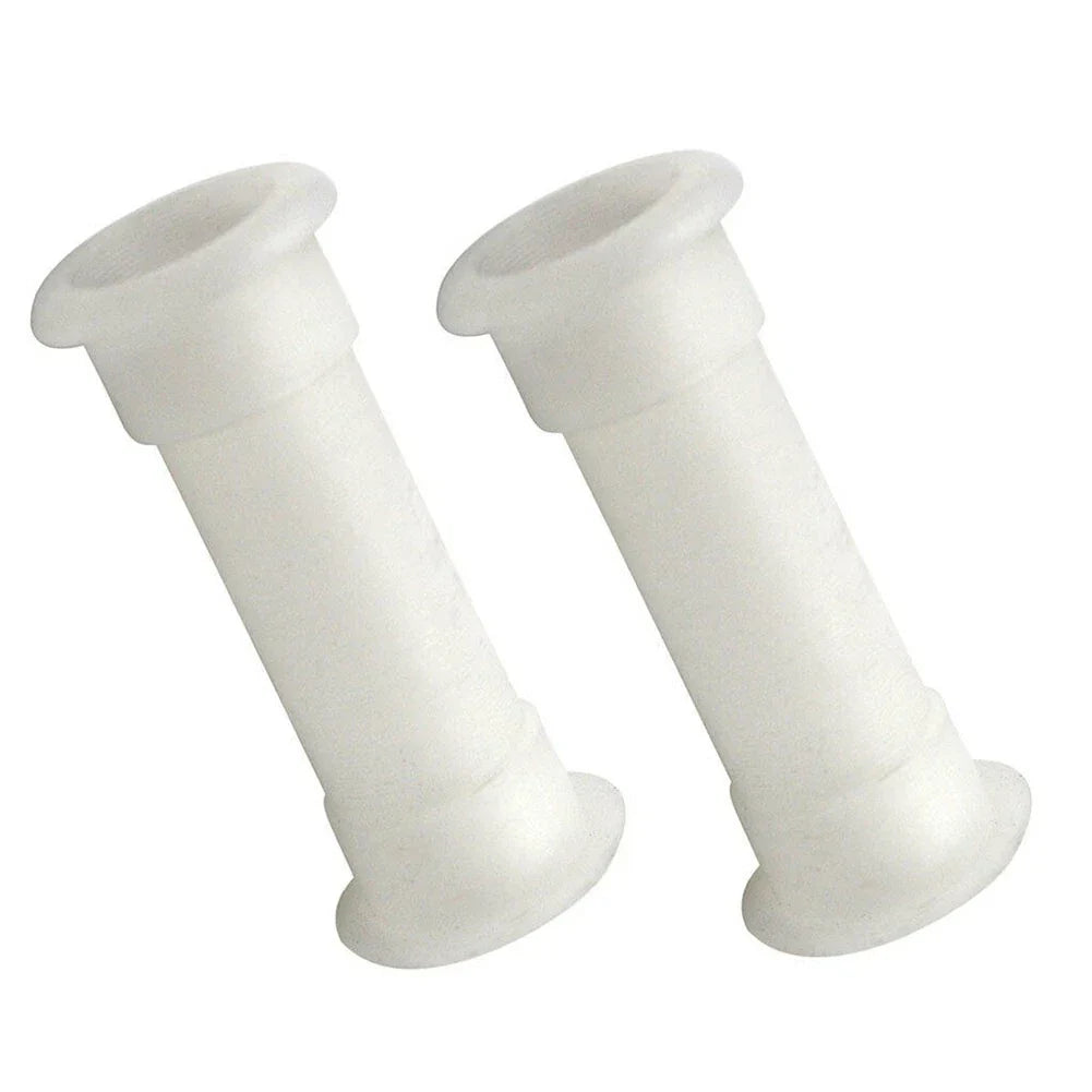 2 x Boat Plastic Drain Tube Drain Thru-hull for MotorwellBaitwell