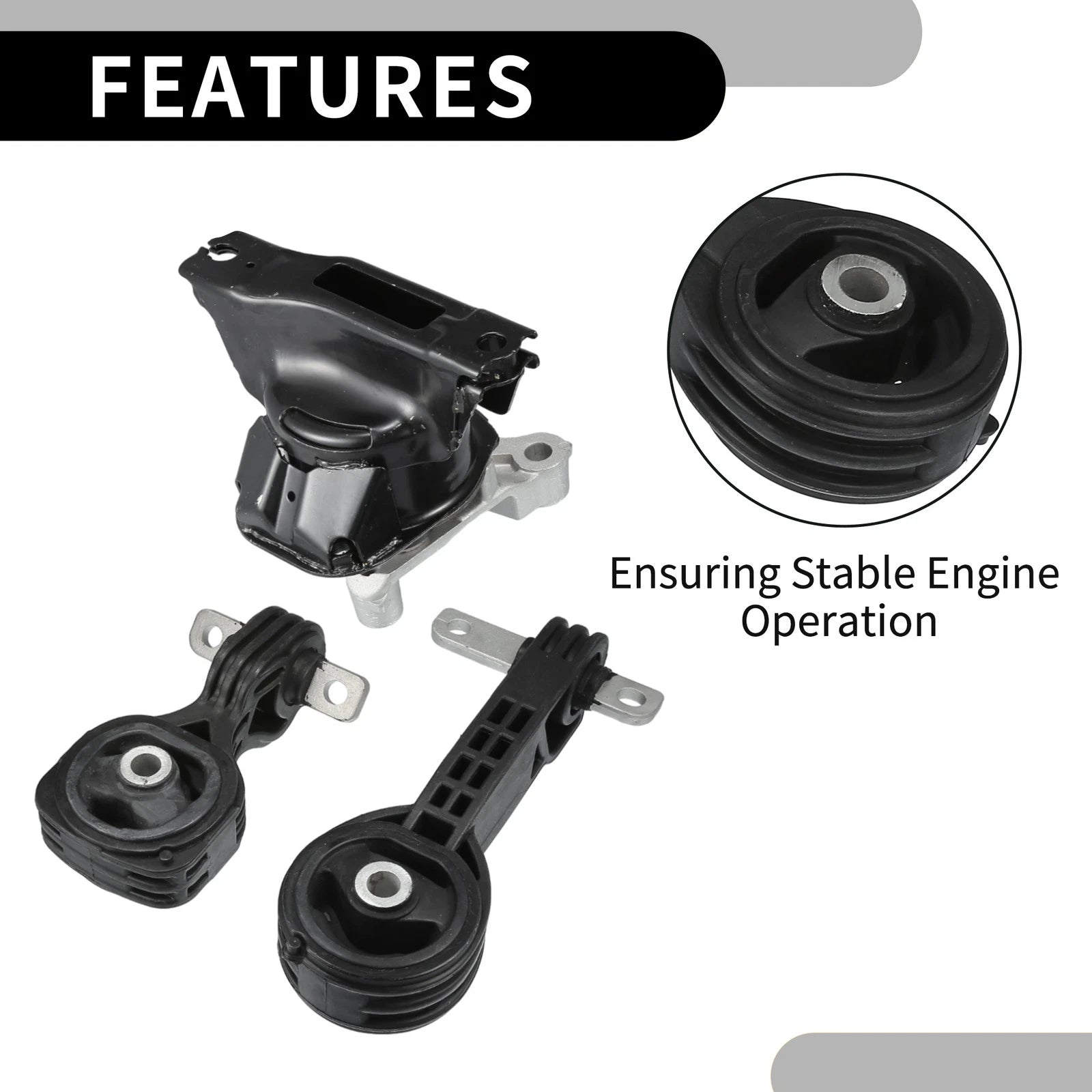 Engine Motor Mount for Honda Civic 1.8L (2006–2010) Set of 1