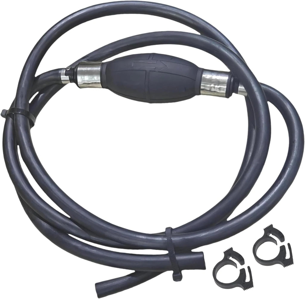 Fuel Hose Line Assembly with Primer Bulb for Marine Outboard Motors (5/16")