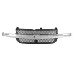 Replacement Black Chrome Plastic Front Grille (See compatibility Chart)