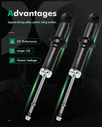 Set of 2 Rear Shock Struts for Toyota Corolla XLE SE LE (2014–2019)