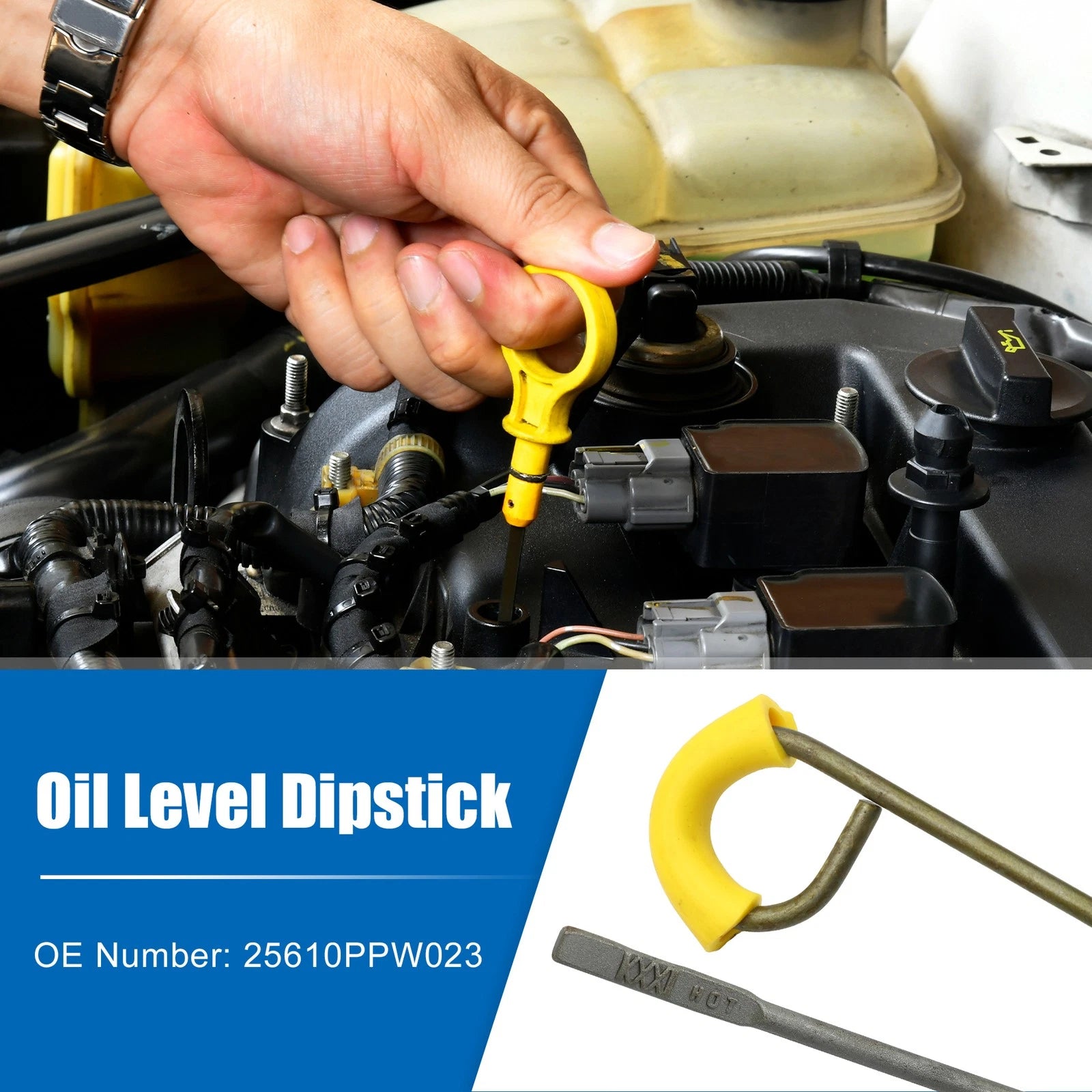 Engine Oil Fluid Level Dipstick for Honda Element (2003–2011) No. 25610PPW023