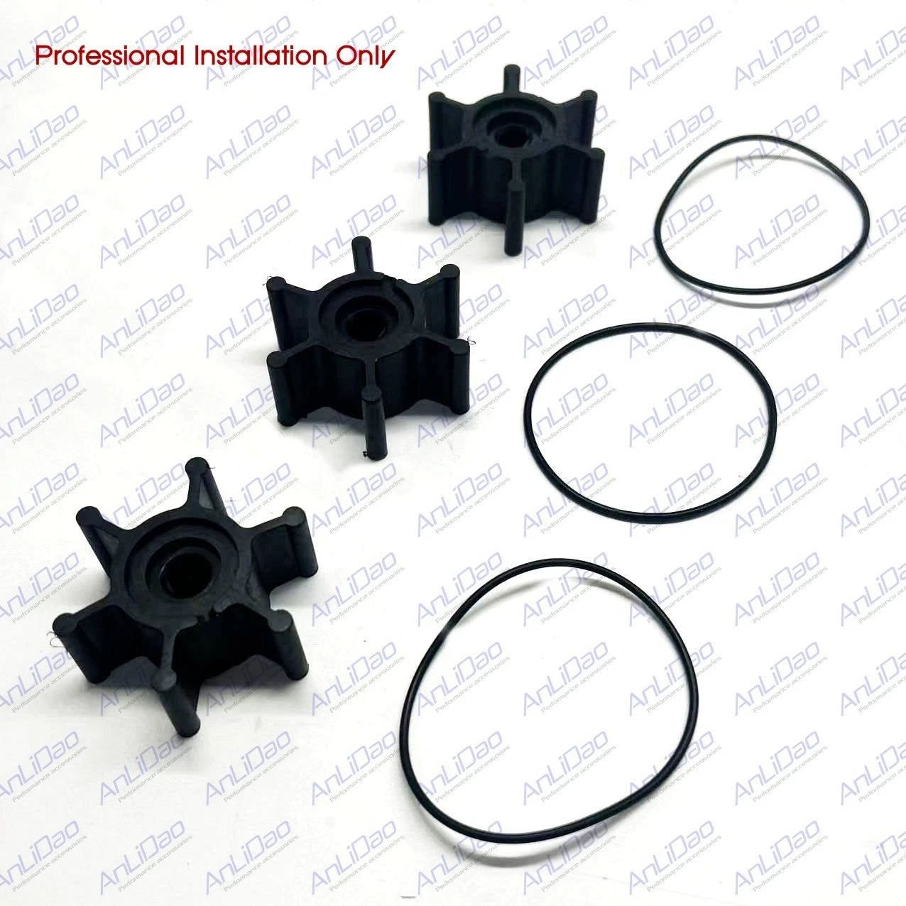 3Pcs Impeller & O-Ring Kit for Milwaukee M18 Transfer Pumps (49-16-2771)
