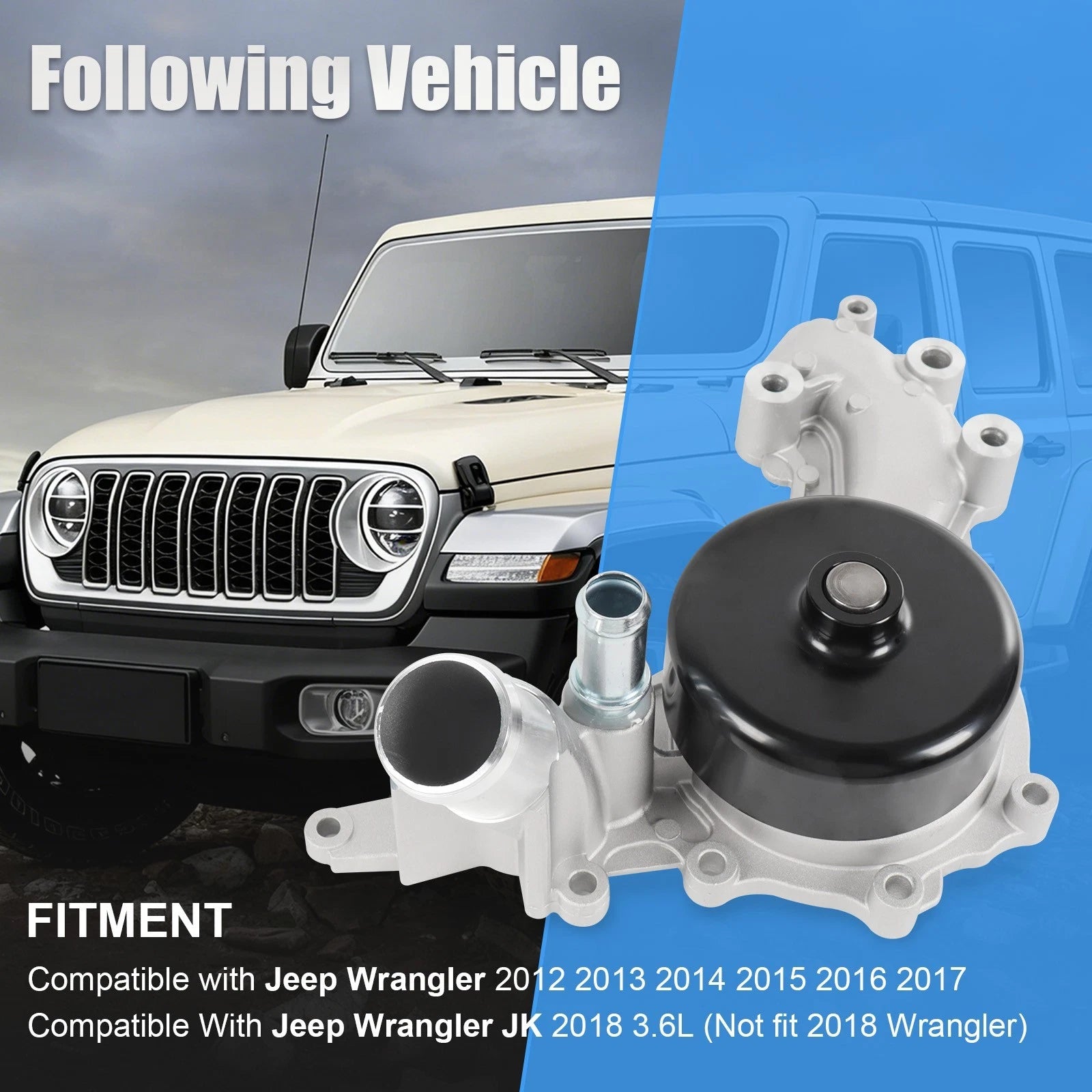 Engine Water Pump for Jeep Wrangler (2012–2018)