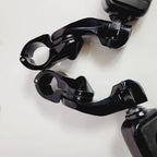 Short Angled Crashbar Mount Footpegs for Harley