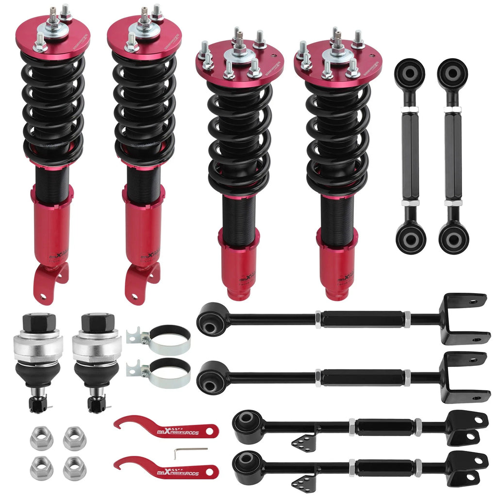 24 Way Damper Coilovers + Rear Camber Control Arms Kit for Honda Accord (2008–2012)