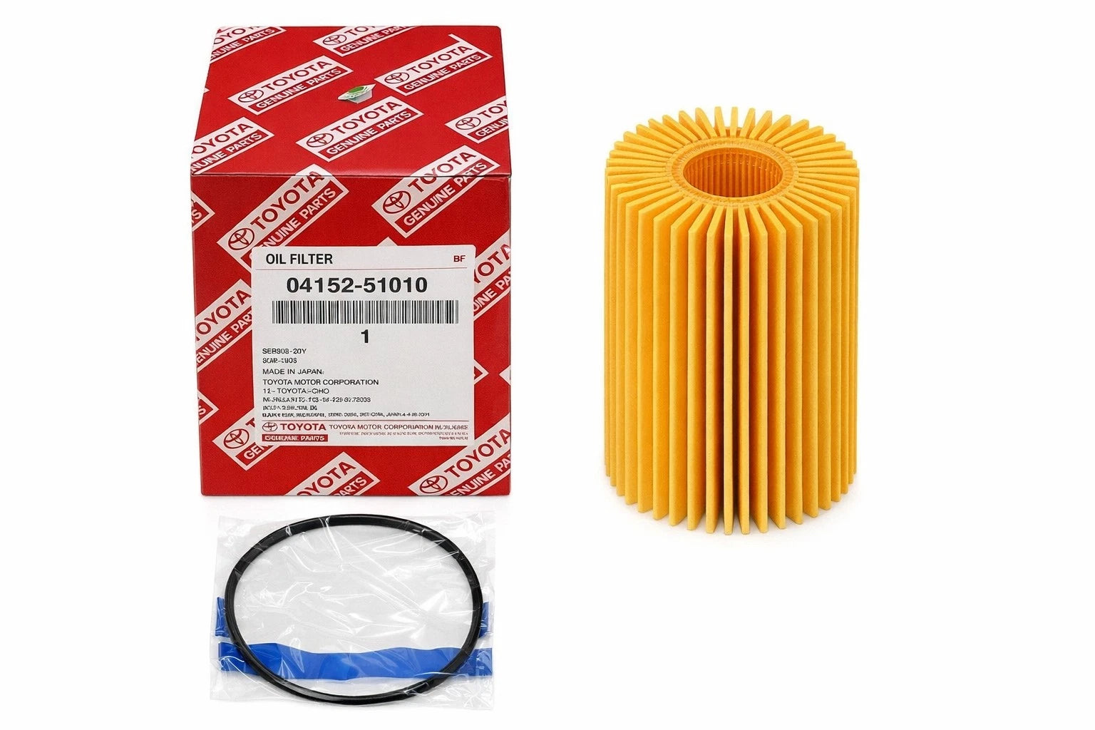 Engine Oil Filter Element for Lexus RC F, LC500, IS F (2015–2023) 0415251010