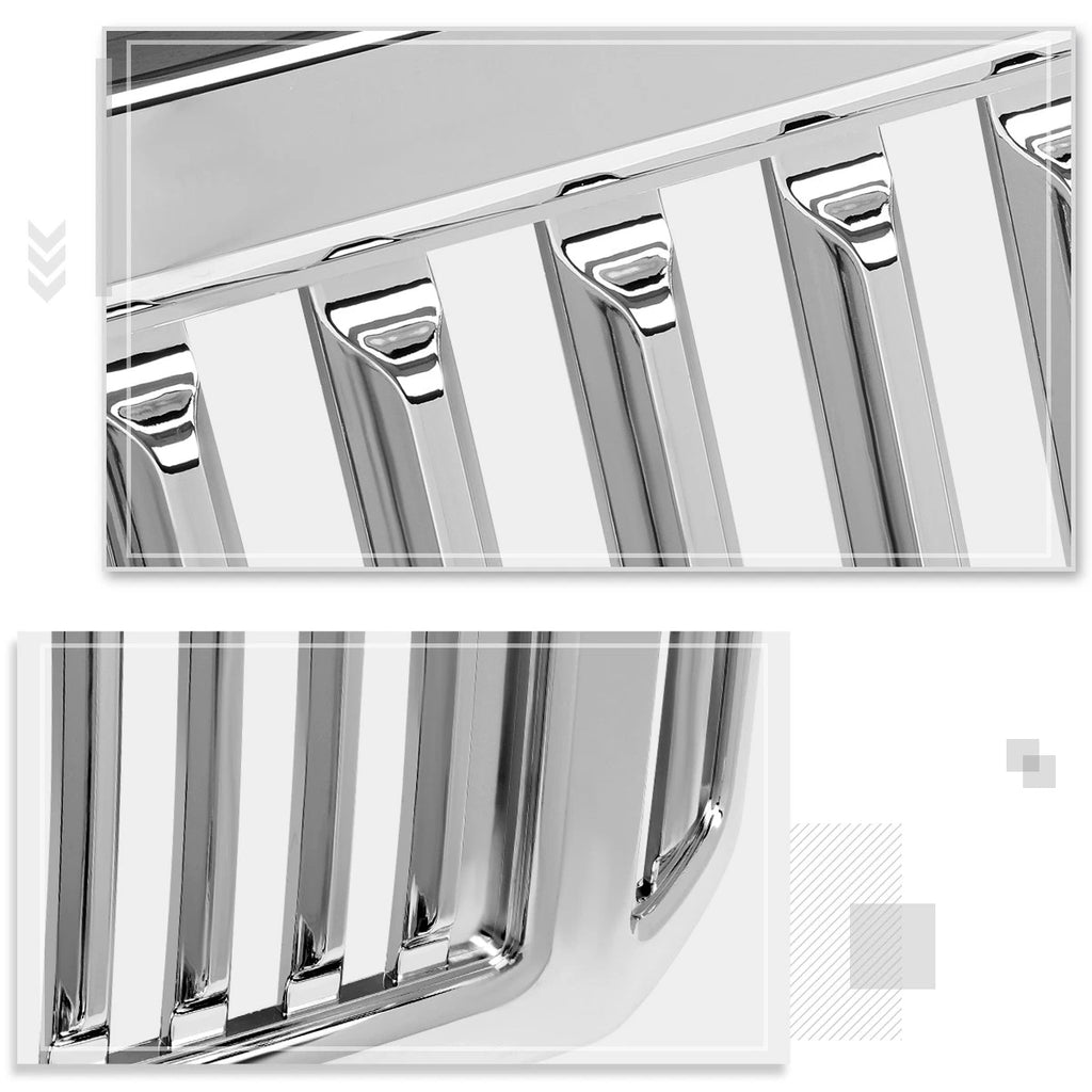 Front Bumper Grille Frame Chrome for Ford F250-F550 SD (2005–2007)