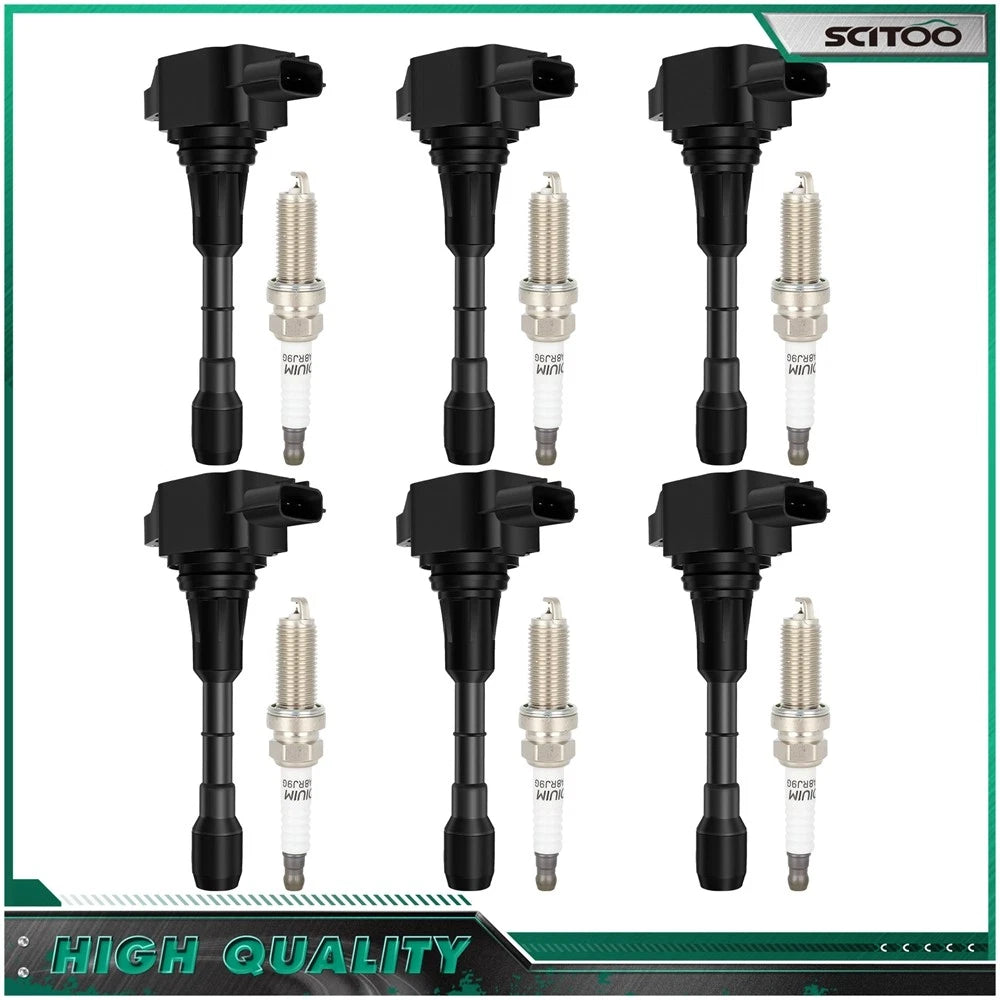 Ignition Coils & Spark Plugs for Infiniti EX37 FX37 FX50 G37 M37 Q60 Q70 QX50 (2008–2017)