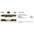 Replacement Chrome Steel Rear Step Bumper Assembly w/Park Assist Sensor Holes